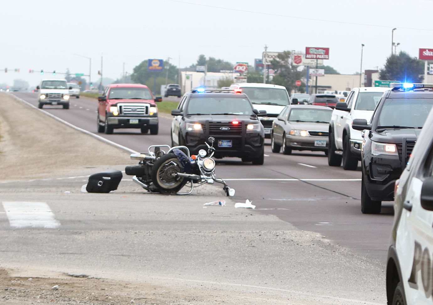 Motorcycle crash 1